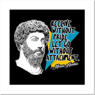 Marcus Aurelius Philosophy Quote Statement Design Posters and Art